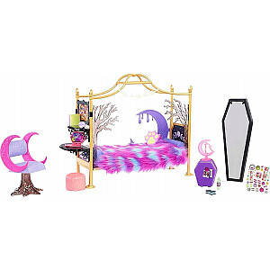 Mattel Monster High™ Clawdeen Wolf™ guļamistabas komplekts ar piederumiem (HMV77)