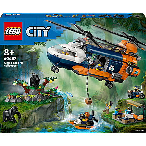LEGO City Jungle Explorer bāzes helikopters (60437)