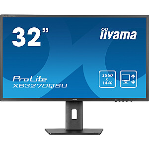 iiyama ProLite XB3270QSU-B1 datora monitors 81,3 cm (32 collas), 2560 x 1440 pikseļi, Wide Quad HD, LED, melns