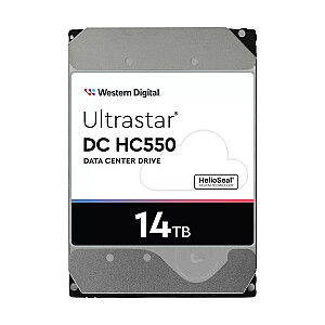 Servera HDD Western Digital Ultrastar DC HC550 WUH721814AL5204 (14 TB; 3,5 collas; SAS)