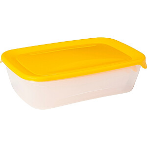 Набор из 3 пищевых контейнеров прямоугольник 2+1+0,5 л Fresh&amp;amp;Go желтый
