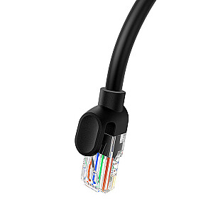 Baseus Ethernet CAT5, 1,5 m tīkla kabelis (melns)