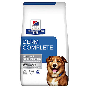 Hill's Prescription Diet Derm Complete Canine - sausa suņu barība - 12 kg