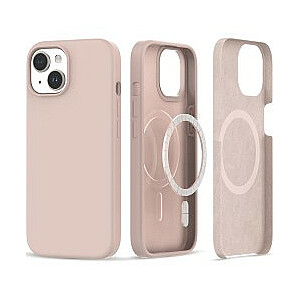 Силиконовый Magsafe Tech-Protect для iPhone 15, розовый
