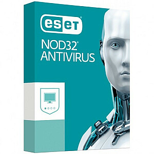 ESET NOD32 Antivirus BOX 1 - darbvirsma - 2 gadu licence