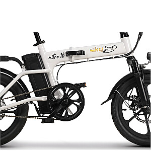 Электрический велосипед SKYJET 16 Nitro белый