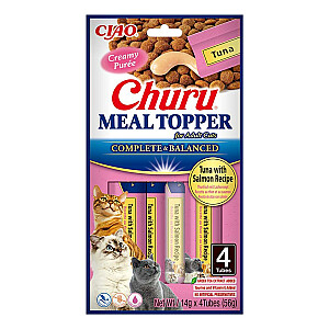 INABA Churu Meal Topper Tuncis ar lasi - Kaķu kārums - 4 x 14g