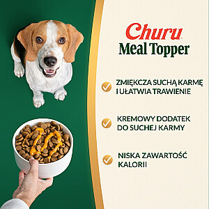 INABA Churu Meal Topper Курица с сыром - лакомство для собак - 4 x 14 г