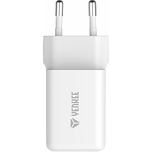 Сетевое зарядное устройство USB C 2x18 Вт, 3 А Power Delivery 3.0 QC3.0 Белый