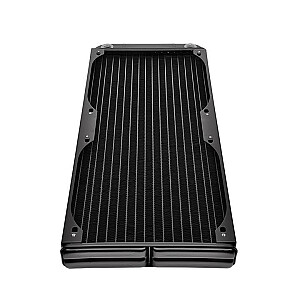 Chłodzenie wodne - Pacific R360S slim radiator (360mm, 4x G 1/4") - Black