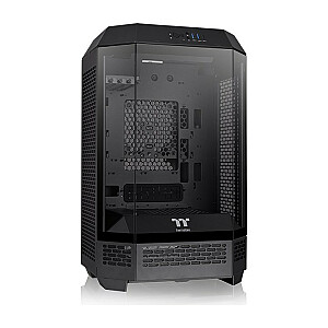 Obudowa - The Tower 300 Tempered Glass x 3, CT140 Fan  x 2 Czarna