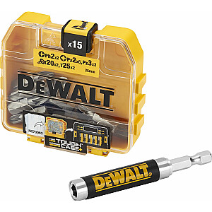 Набор бит Dewalt 15 шт. + магнитное крепление (DT71511)