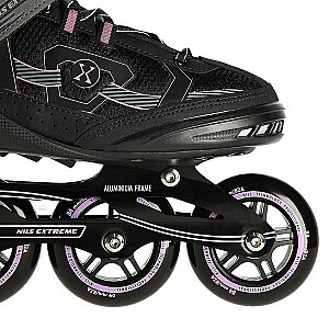 NILS EXTREME ROLLER SKATES NA9157 MELNA/PURPLA IZMĒRA. 41