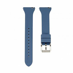 Connect 22mm T-buckle Silicone Loop (130mm M/L) Blue