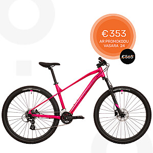 Sieviešu kalnu velosipēds Rock Machine Catherine 40-27 (III) rozā (Rata izmērs: 27.5 Rāmja izmērs: L)