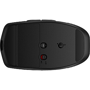 HP 695 Wireless Bluetooth Mouse - Wireless Qi-Charging, Programmable, 4-way Scrolling - Black