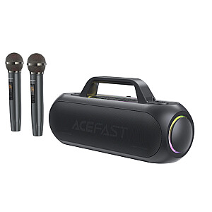Acefast Беспроводная караоке-колонка Acefast K1 с 2 микрофонами - черная