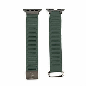 Connect Apple Watch 42/44/45mm cortical back buckle magnetic suction Ceder Green