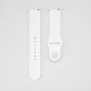 Connect 22mm Silicone Loop (130mm M/L) White