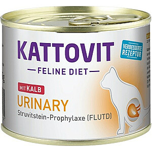 KATTOVIT Feline Diet Urinary Veal - mitrā barība kaķiem - 185g