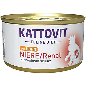 KATTOVIT Feline Diet Kidney/Renal Chicken - влажный корм для кошек - 185г