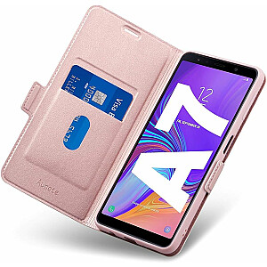 Samsung A7 2018 A750 Book Case With Frame Pink