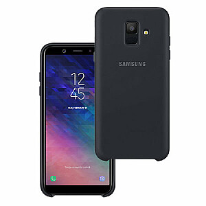 Силиконовый чехол для Samsung A6 Plus 2018, черный