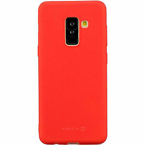 Чехол силиконовый для Samsung A6 Plus 2018 красный