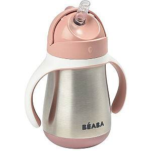 Термальная чашка-непроливайка Beaba 250 мл розовая