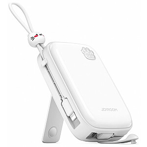 Joyroom JR-L008 Plus Cutie Series 22,5 Вт 20000 мАч с подставкой + кабель USB-A — USB-C белый