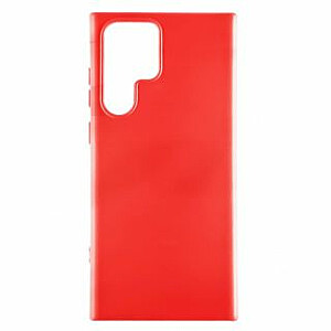 Evelatus Samsung Galaxy S22 Ultra Premium Soft Touch Silicone Case Chinese red