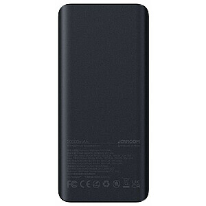 Joyroom JR-PBF02 30W 20000mAh + USB-A uz USB-C kabelis 0,25m melns