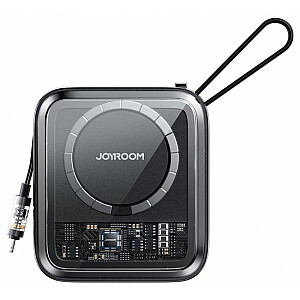 Индукционный аккумулятор Joyroom Icy Series JR-L007 10000 мАч с MagSafe 22,5 Вт с кабелем Lightning черный
