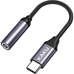 KAKUSIGA KSC-428 USB-C|3,5 mm adapteris melns