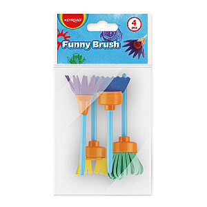 Pintslite komplekt Keyroad Funny Brush 4tk/pk