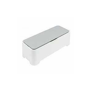Ящик с крышкой для троса E-Box M 36x14x12cm белый / серый