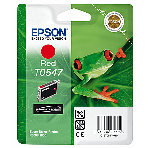 Чернила EPSON Ultra Chrome Hi-Gloss T0547, красные