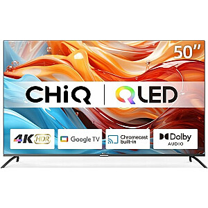 Telewizor CHiQ U50QM8G 50 дюймов QLED 4K Google TV Dolby Atmos