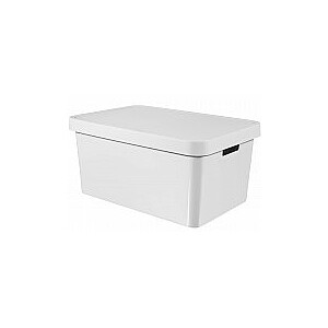 Коробка с крышкой Infinity Recycled 45L 56x39x27см белая