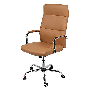 Офисный стул UTAH 63x60xH114-124см коричневый/хром NF-7942