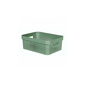 Коробка Infinity Recycled 11л 36x27x14см зеленая