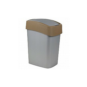 Урна для мусора Flip Bin 25L серебристо-коричневый