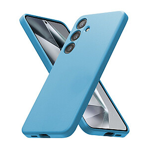 Цветной чехол Samsung Galaxy S24 синий