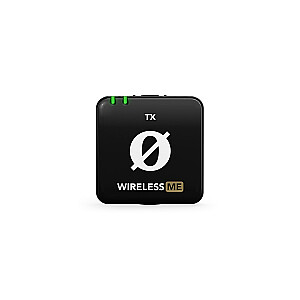 RODE Wireless ME Dual - Kompaktowy bezprzewodowy system mikrofonowy z dwoma nadajnikami do nagrywania dwukanałowego (czarny)