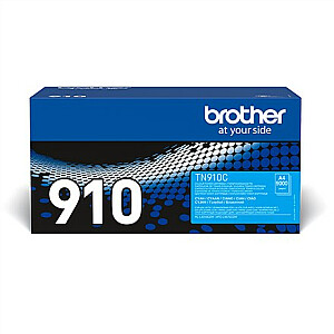 Brother TN910C — Ultra Jumbo — голубой —