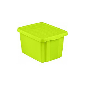 Коробка с крышкой Essentials 26л 34x44x27см зеленая