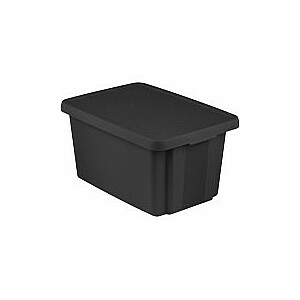 Коробка с крышкой Essentials 45л 40x57x30см черная