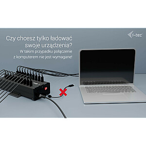 i-tec USB-C/USB-A Metal Charging + data HUB 15W per port 20x USB-C