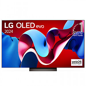 Телевизор LG||77 дюймов|OLED/4K/Smart|3840x2160|Беспроводная локальная сеть|Bluetooth|webOS|Черный|OLED77C41LA