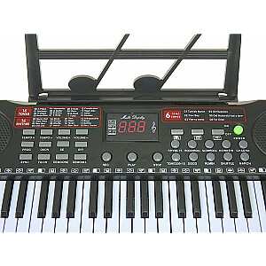 Детский синтезатор 61 клавиши с микрофоном (USB) 58 cm 580947